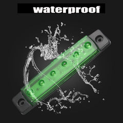 Led Side Marker 10PCS 12V-24V Indicator Car Lights Front Rear for Trucks Cab RV Trailer Amber/Red/White/Green/Blue