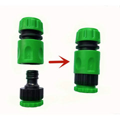 Garden Watering Hose ABS Quick Connector 1/2” End Double Male Hose Coupling Joint Adapter Extender Set For Hose Pipe Tube