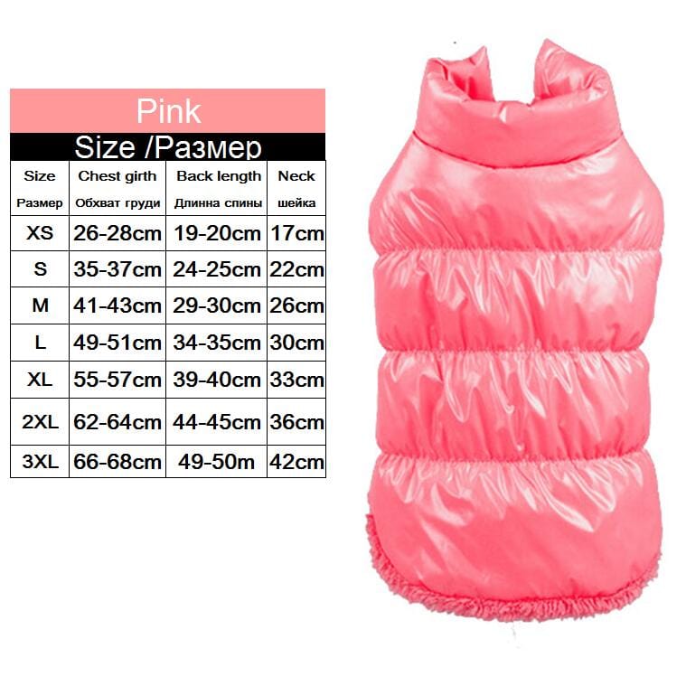 Warm Dog Clothes Winter Fleece Inside Bulldog Pet Vest Puppy Outfit Dog Jackets Windproof 8 Color Clothes for Medium Large Dogs - Wowza