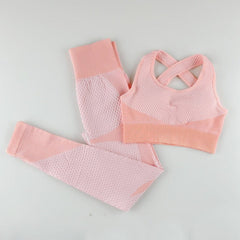 Seamless Women Set Women Sports Gym Suits Fitness Sport Long Sleeve Women Clothing