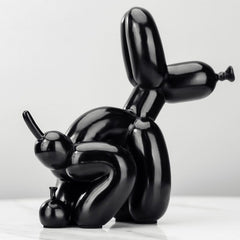 Creative Poop Balloon Dog Statue Home Decoration Modern nordic Cute Animal Resin Art Sculpture Crafts Desktop Decors Ornaments
