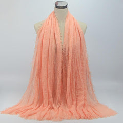 95*190cm women muslim crinkle hijab scarf femme musulman soft cotton headscarf islamic hijab shawls