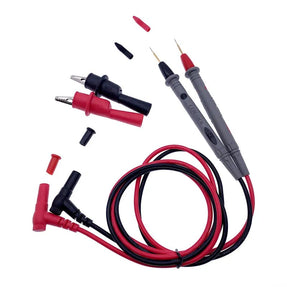 Digital Multimeter probe 10A 20A Soft silicone wire Needle tip Universal test leads with Alligator clip
