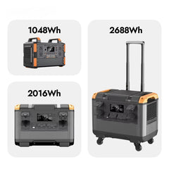 Solar Generator 600W 1000W 2400W 3000W LiFePO4 Battery Portable Power Station, 100W 200W Solar Panel, Camping Emergency