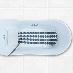 New Electric Bathtub Bubble Massage Mat Waterproof Anti-slip Body Spa Home Full Body Massage Bathtub Bubble Machine