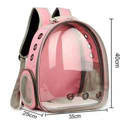 Free shipping Cat bag Breathable Portable Pet Carrier Bag Outdoor Travel backpack for cat and dog Transparent Space pet Backpack - Wowza