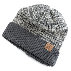 New Unisex Beanie Two-Tone Winter Hats Add Fur Lined Men And Women Fashion Warm Beanie Cap Casual Winter Knitted Hats
