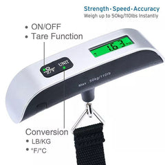 Luggage Hanging Scale 50kg 10g Digital Scale Electronic Suitcase Travel Weighing Scale