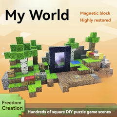 Magnetic Mine World Building Block Set
Inspire creativity with this fun and educational magnetic block set for kids 3+. Perfect for building Mine-inspired worlds while developing STEM skills. Great gift for boys and girls!