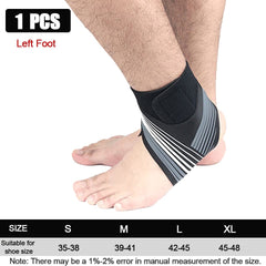GOBYGO Sport Ankle Support Elastic High Protect Sports Ankle Equipment Safety Running Basketball Ankle Brace Support