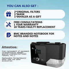 CPAP Machine Automatic BMC G2S C20/A20 Auto CPAP Ventilator Anti Snoring CPAP Machine with CPAP Mask cpap automatico apneia do s