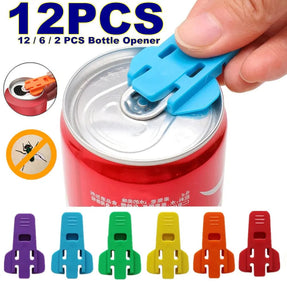 Portable Bottle Opener Reusable Easy Can Opener Sealed Drink Beer Cola Opener Lid Remover Kitchen Supplies Camping Tools