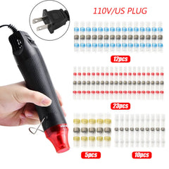 Heat Shrink Butt Waterproof Solder Seal Wire Cable Splice Terminal Kit Crimp Terminals