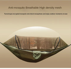 Mosquito Net Hammock Outdoor Camping Pole Hammock swing Anti-rollover Nylon Rocking Chair 260x140cm