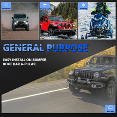 5" Led Projector Spotlights 6000K 150W IP68 Waterproof Spot Lamp Offr oad Truck Tractor Boat SUV Spotlight