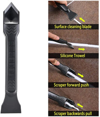 5Pc Caulking Nozzle Applicator Finishing Tool Spatula Plastic Glue Shovel Tile Brick Joints Floor Silicone Remover Hand Tool Set