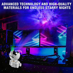 Galaxy Star Projector LED Night Light Starry Sky Astronaut Lamp For Decoration Bedroom Home Decorative Children Gifts