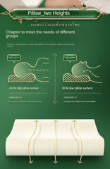 Thailand Latex Pillow For Neck Pain Protect Vertebrae Health Care Orthopedic Massage Pillows For Sleeping For Bedroom