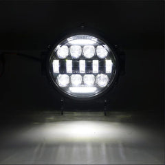 7-inch 60w Round Led Lights Spotlight Super Bright Offroad LED Work Light Bar Adjustable Mounting Bracket Daytime Running Light