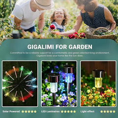 Outdoor Solar Lights Garden Lights Solar Powered Lamp Lantern Waterproof Landscape Lighting Pathway Yard Lawn Garden Decoration