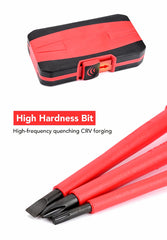Electrician Screwdrivers Repair Tools Kit 13pcs 1000V Changeable Insulated Set with Magnetic Slotted Phillips Pozidriv Torx Bits