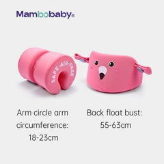Mambobaby Baby Float Swimming Ring Aid Vest With Arm Wings Swimming Floats Swim Trainer Non-Inflatable Buoy For Beach Pool