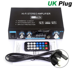 Digital Amplifiers AK35 800W 100-240V 12V Bass Audio Power Bluetooth AMP Hifi FM Subwoofer Speakers