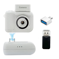 Y4000 HD 1080P Mini Keychain Camera With Flash Lamp Battery Dock Portable Video Recorder DV With Screen Kids Campus Retro Camera