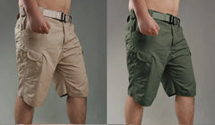 Waterproof Quick Dry Multi-pocket Shorts Men Cargo Shorts Tactical Short Pants Men's Outdoor Clothes Hunting Fishing