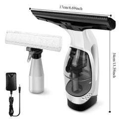 Highly Efficient Electric Glass Cleaner Rechargeable Multifunctional Handheld Window Scrubber Plastic Door Window Cleaner Home