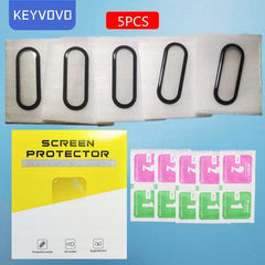 Upgrade 10D Film Glass for Xiaomi Mi Band 8 7 6 5 4 Screen Protector Miband Smart Watchband Protective Cover Case Strap Bracelet