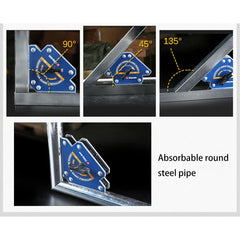 12.5KG Magnetic Welding Holders Angle Solder Arrow Magnet Weld Fixer Positioner Ferrite Holding Auxiliary Locator Tools