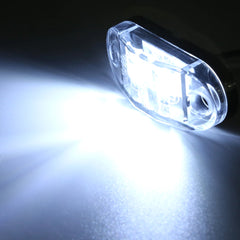 Clearance Lights 20/10PCS 4 LED 12V-24V Side Marker Lights Oval Front Rear Indicator Lamp Truck for Trailer BUS Van Caravan