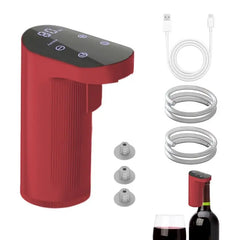 Electric Wine Decanter New Portable Mini Automatic Wine Decanter Rechargeable Wine Dispenser Wine Pump Wine Accessories