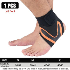 GOBYGO Sport Ankle Support Elastic High Protect Sports Ankle Equipment Safety Running Basketball Ankle Brace Support