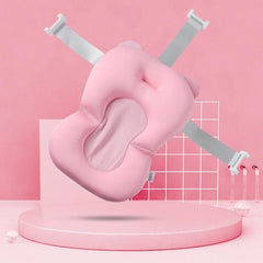 Portable Baby Bathtub Pad Adjustable Bath Tub Shower Cushion Newborn Support Seat Mat Foldable Baby Bath Seat Floating Water Pad