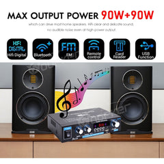 Digital Amplifiers AK35 800W 100-240V 12V Bass Audio Power Bluetooth AMP Hifi FM Subwoofer Speakers