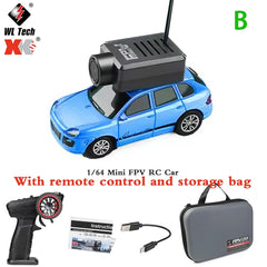 RC Car 6401 With Camera 2K Video 1:64 Mini 2.4G WiFi APP or Remote Control Car FPV View VR Function Toy Cars