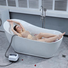 New Electric Bathtub Bubble Massage Mat Waterproof Anti-slip Body Spa Home Full Body Massage Bathtub Bubble Machine