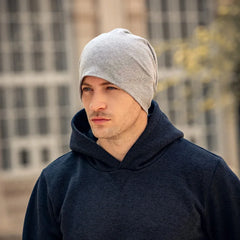 Mens Slouchy Beanies Hat For Man Male Autumn Spring Hip Hop Soft Cotton Skullcaps Outdoor Windproof Bonnet