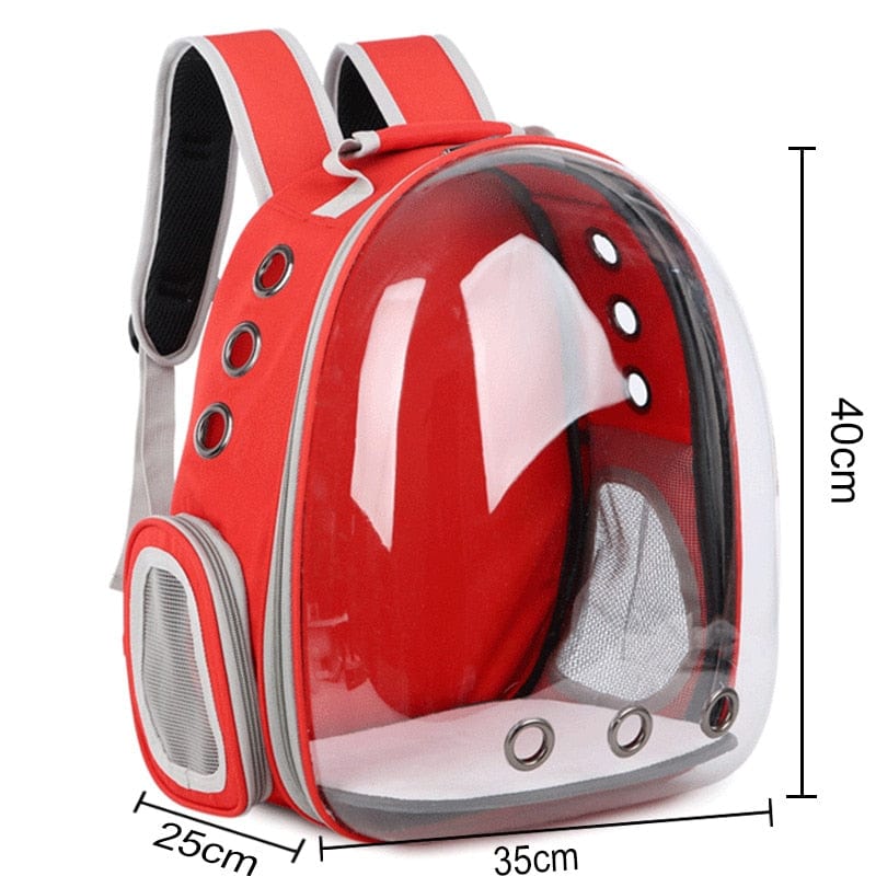Free shipping Cat bag Breathable Portable Pet Carrier Bag Outdoor Travel backpack for cat and dog Transparent Space pet Backpack - Wowza