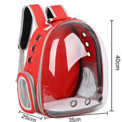 Free shipping Cat bag Breathable Portable Pet Carrier Bag Outdoor Travel backpack for cat and dog Transparent Space pet Backpack - Wowza