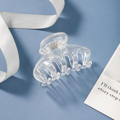 Hair Claw Clips Barrette Clamp Jelly Colors Acrylic Ponytail Crab Girls Hair Hairpin Hair Styling Accessories For Women