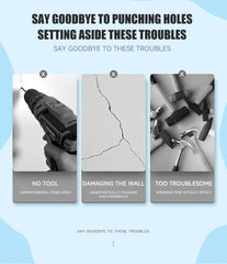 Strong Adhesive Wall Hook Without Piercing Picture Hanger Self-adhesive Wall Hangers Without Holes for Frame Poster Photo Clock