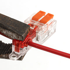 T-Type Stripping Free Wiring Connector With Fixing Hole Quick Branch Splice Junction box lever Wire connector 32A