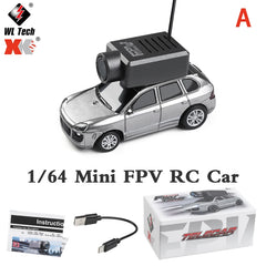 RC Car 6401 With Camera 2K Video 1:64 Mini 2.4G WiFi APP or Remote Control Car FPV View VR Function Toy Cars