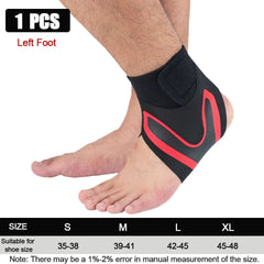 GOBYGO Sport Ankle Support Elastic High Protect Sports Ankle Equipment Safety Running Basketball Ankle Brace Support