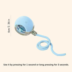 Smart Dog Toy Ball Electronic Interactive Pet Toy Moving Ball USB Automatic Moving Bouncing for Puppy Birthday Gift Cat Products