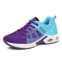 Fashion Lace Up Women Running Shoes Lightweight Sneakers Breathable Outdoor Sports Fitness Shoes Comfort Air Cushion