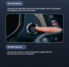 Car Jump Starter Air Pump Portable Power Bank LED Lighting Tyre Inflator Battery Charger Booster Starting Device